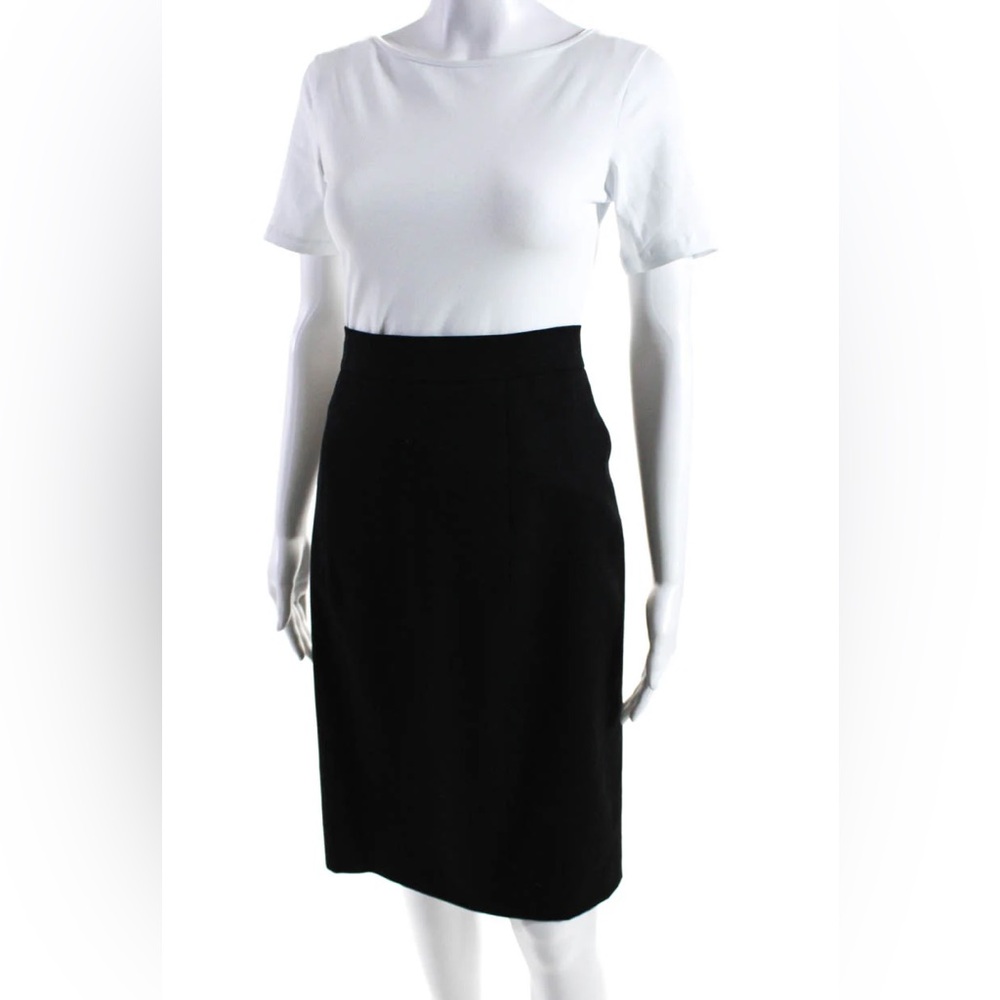 Moschino black midi skirt